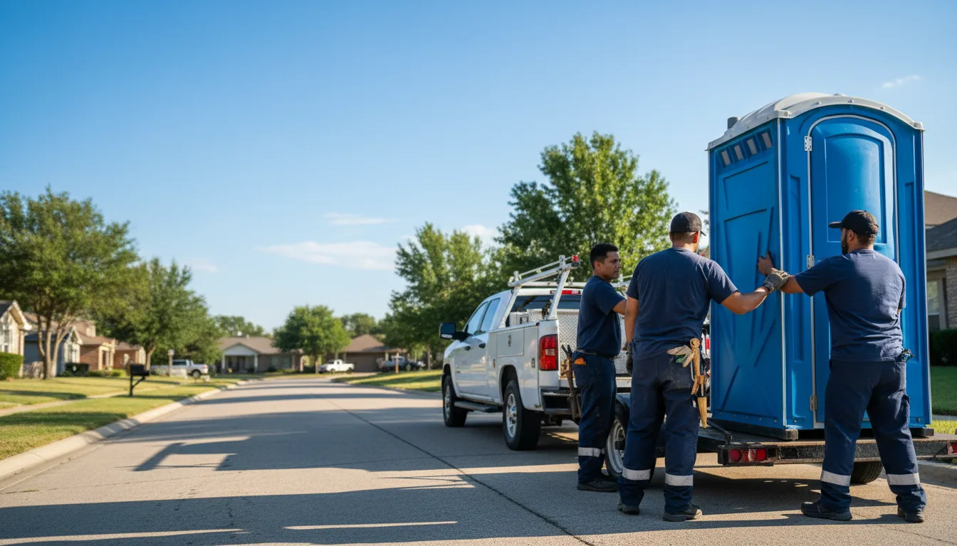 Portable Toilet Rental in Lexington, TX near me